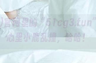 官网里的“51cg3.fun”，让我心里小鹿乱撞，哈哈！